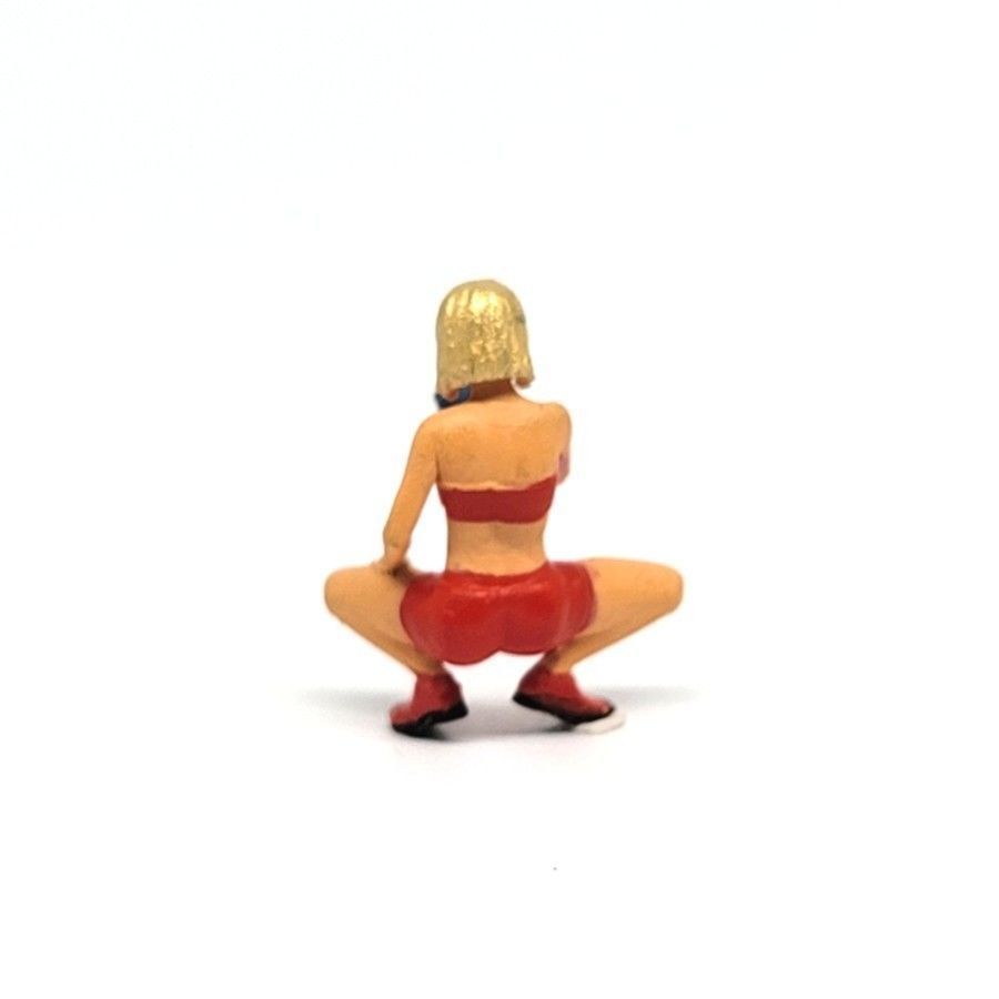 Figure Tabitha carwash girl 1-64 scale diorama miniature 3D print model_1