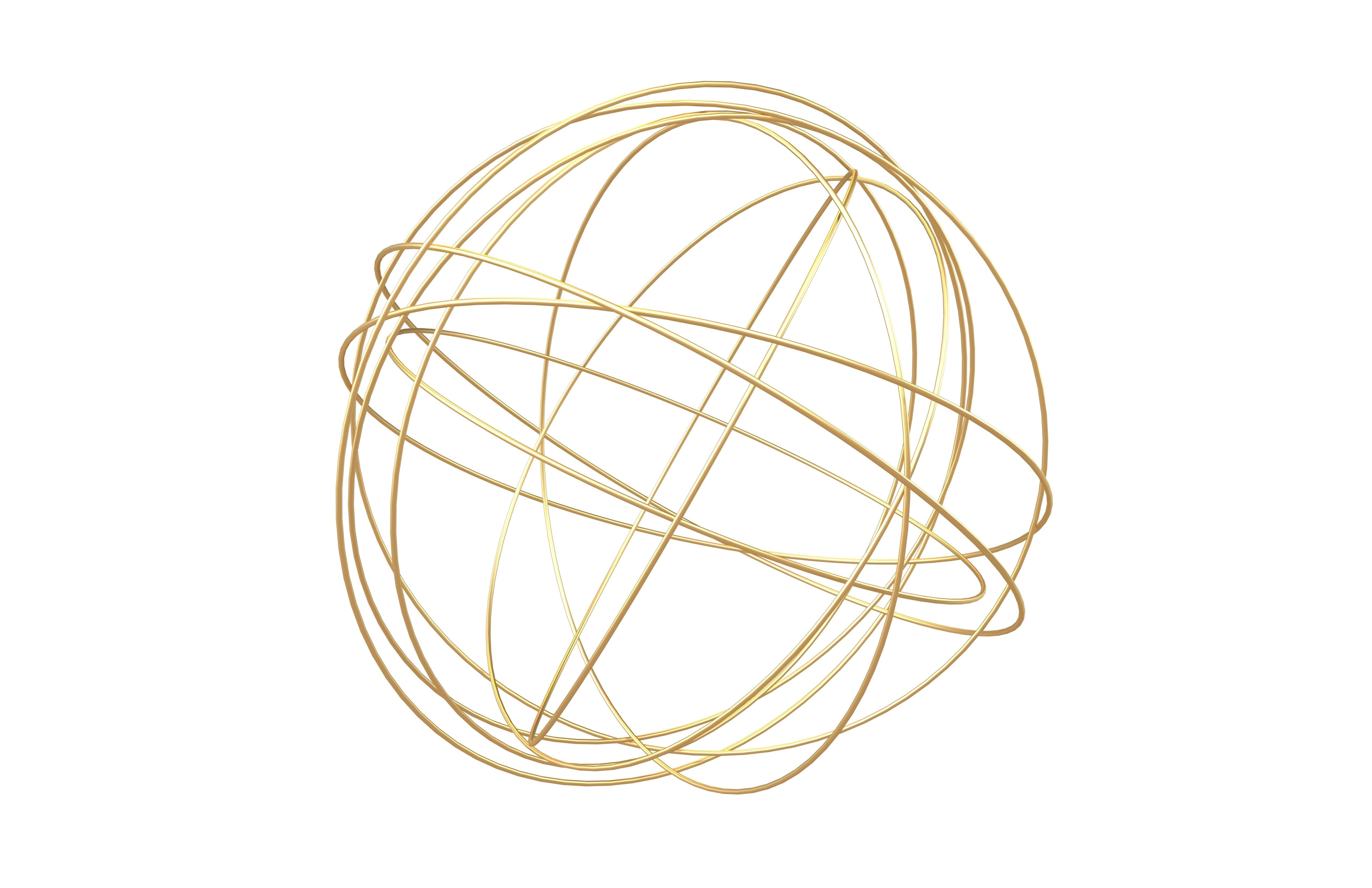 Abstract Sphere v3 001 Low-poly 3D model_3