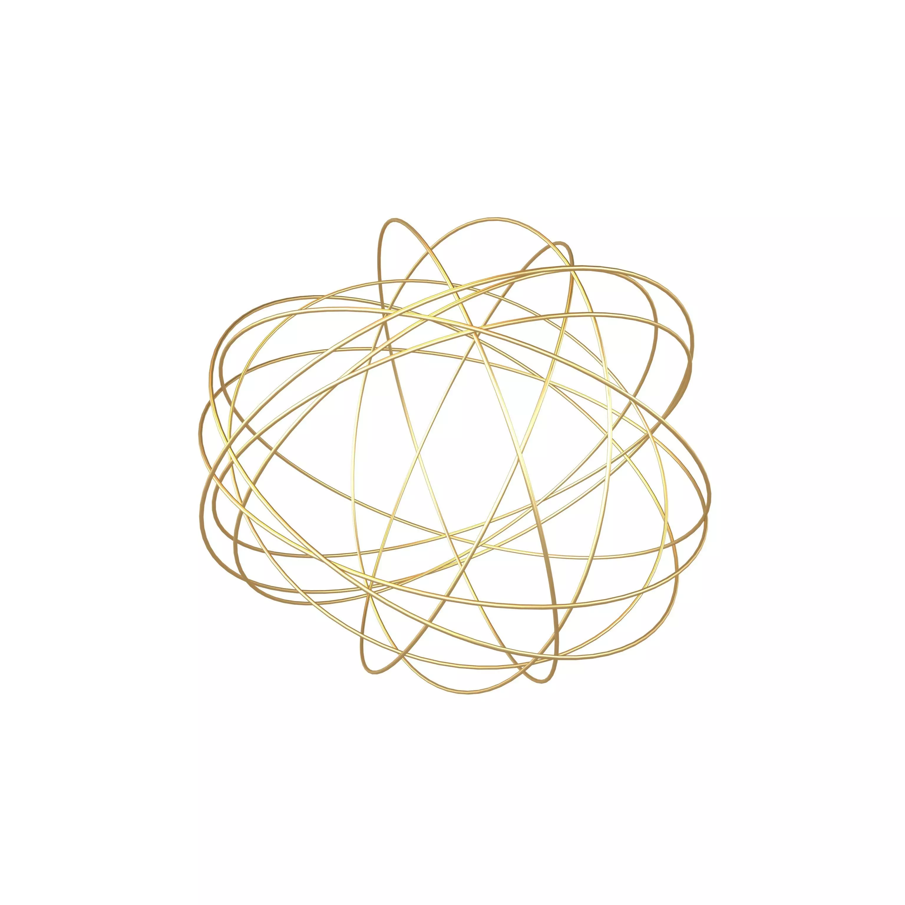 Abstract Sphere v3 001 Low-poly 3D model_0