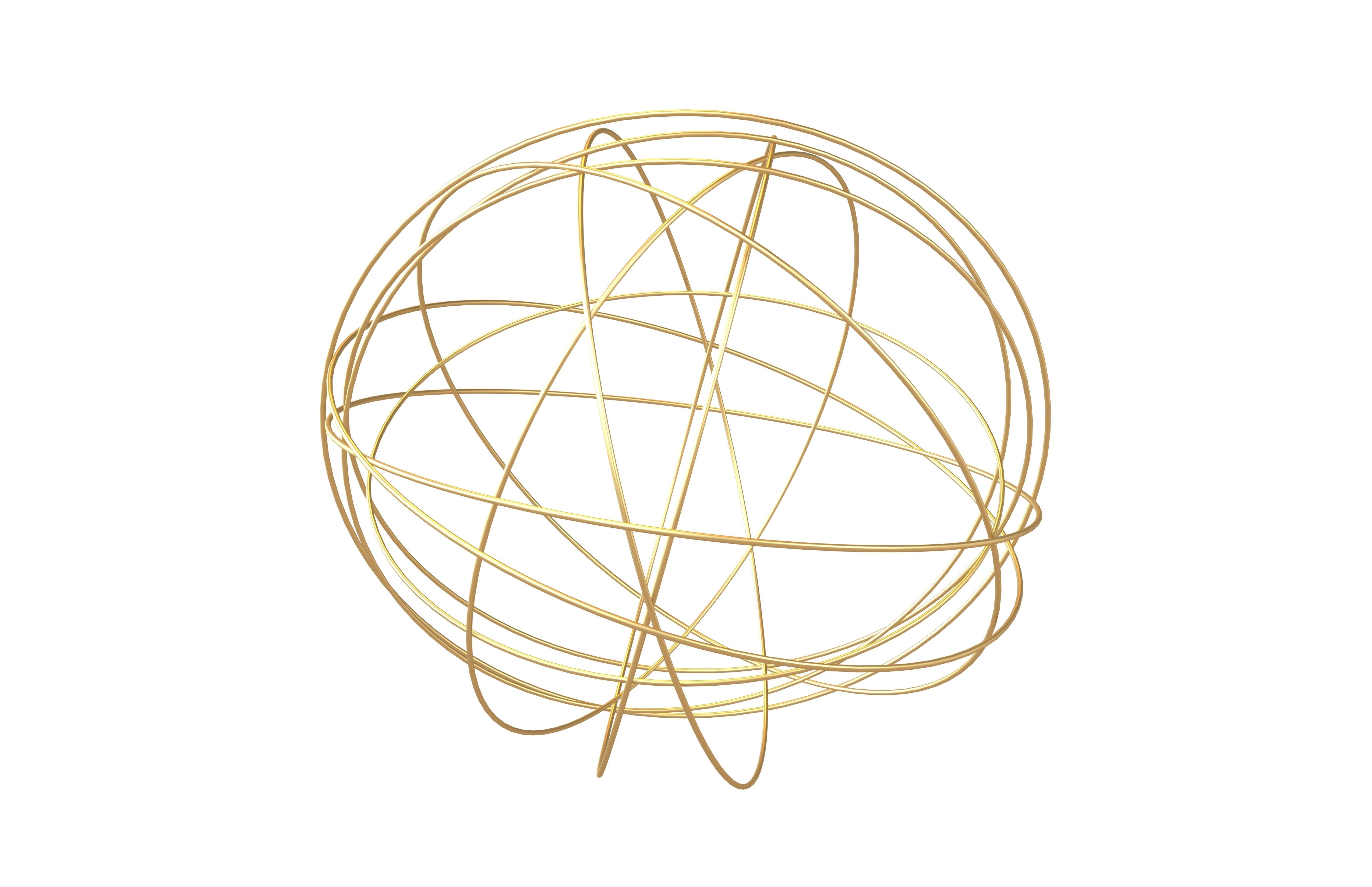 Abstract Sphere v3 001 Low-poly 3D model_1