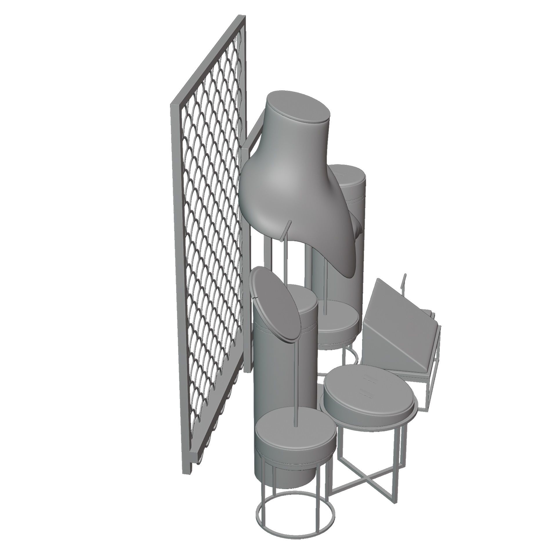 Jewelry Stand Vol 3 3D print model 3D print model_4