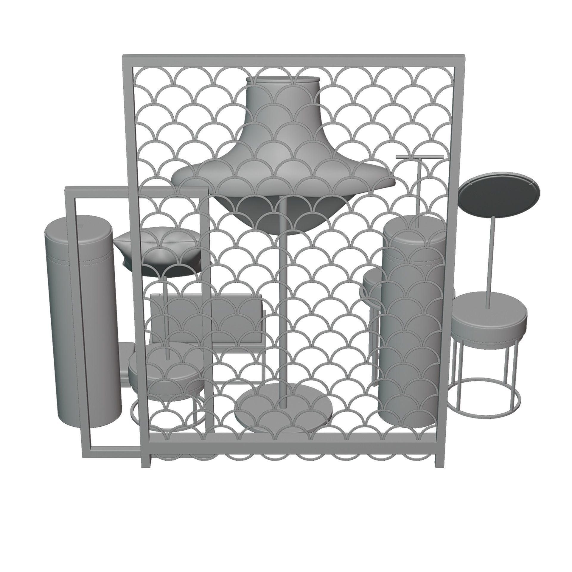 Jewelry Stand Vol 3 3D print model 3D print model_6