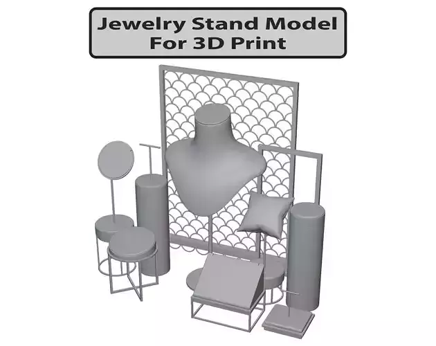 Jewelry Stand Vol 3 3D print model 3D print model