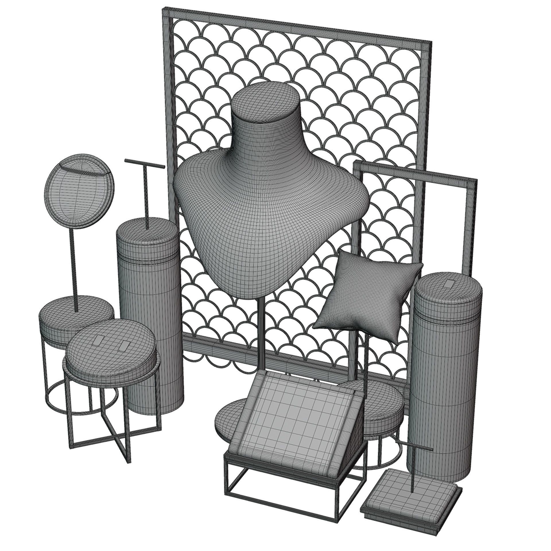 Jewelry Stand Vol 3 3D print model 3D print model_10