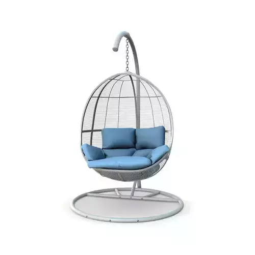swing chair 008 Low-poly 3D model