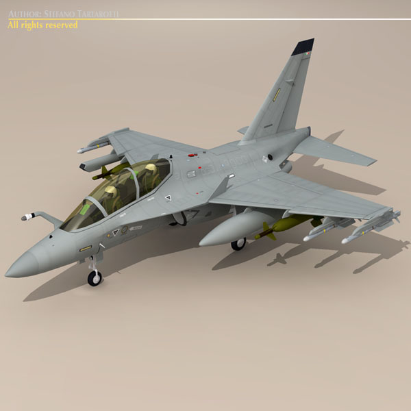 M346 striker 3D model_2