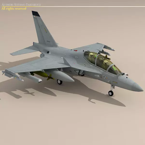 M346 striker 3D model_0