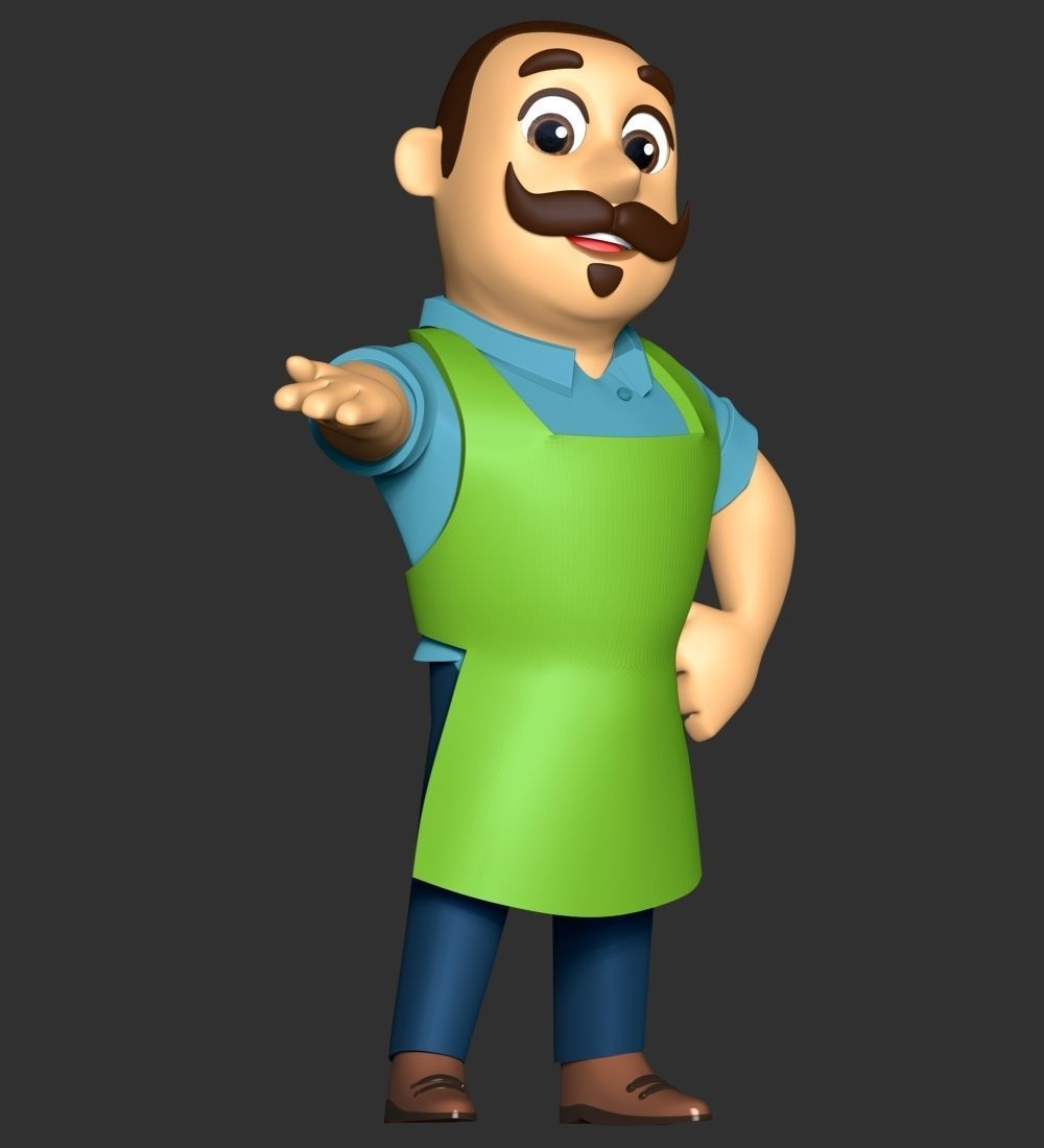 Mr Porter 3D print model_4