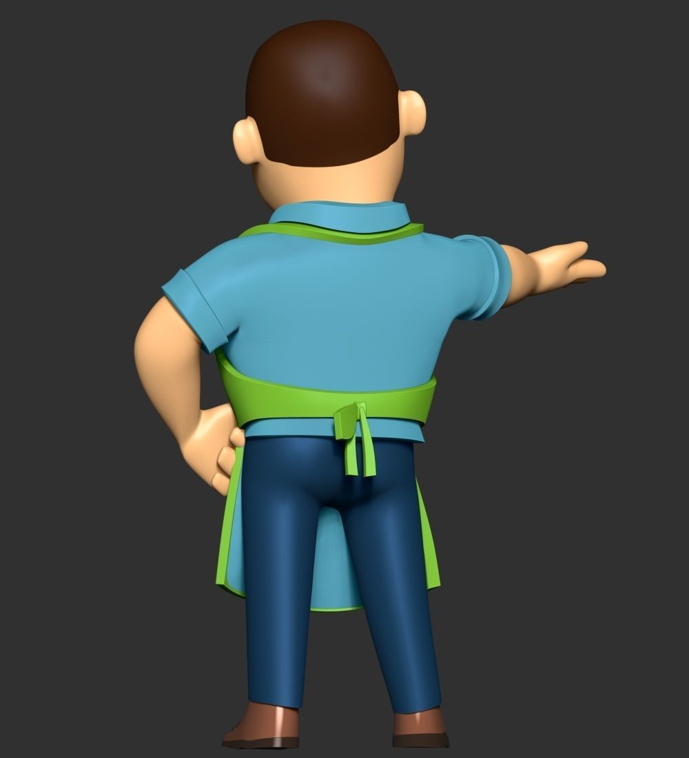 Mr Porter 3D print model_8