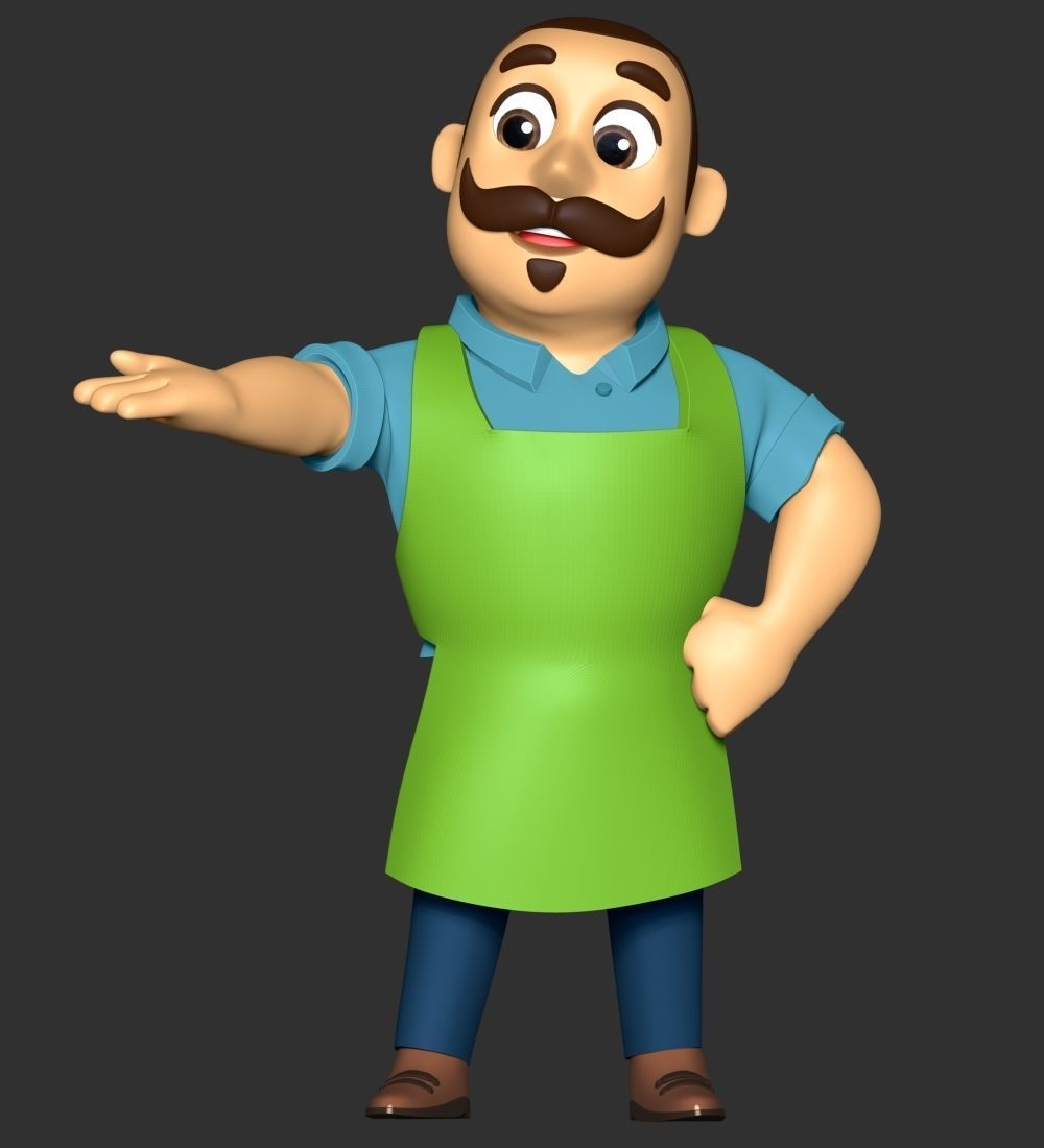 Mr Porter 3D print model_10