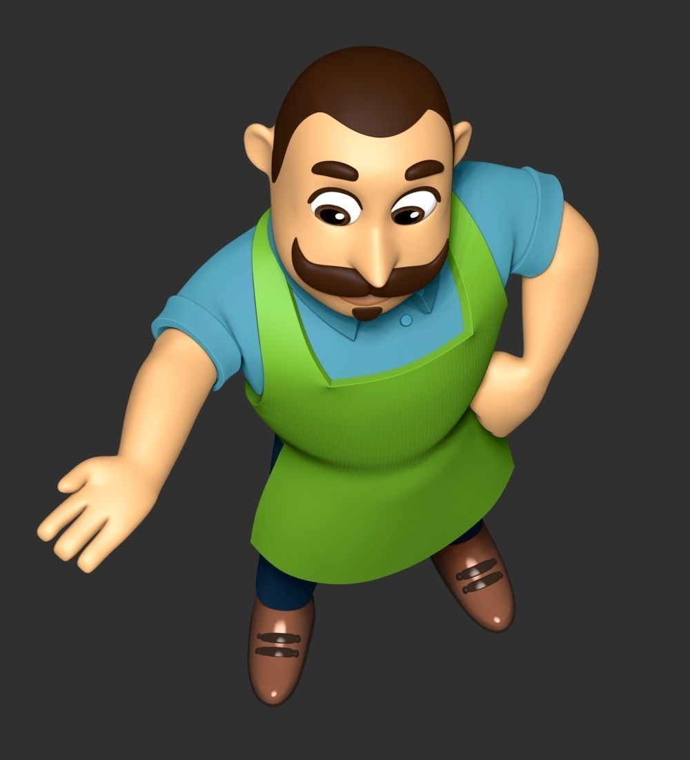 Mr Porter 3D print model_5