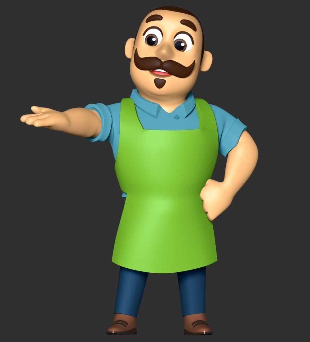 Mr Porter 3D print model_2