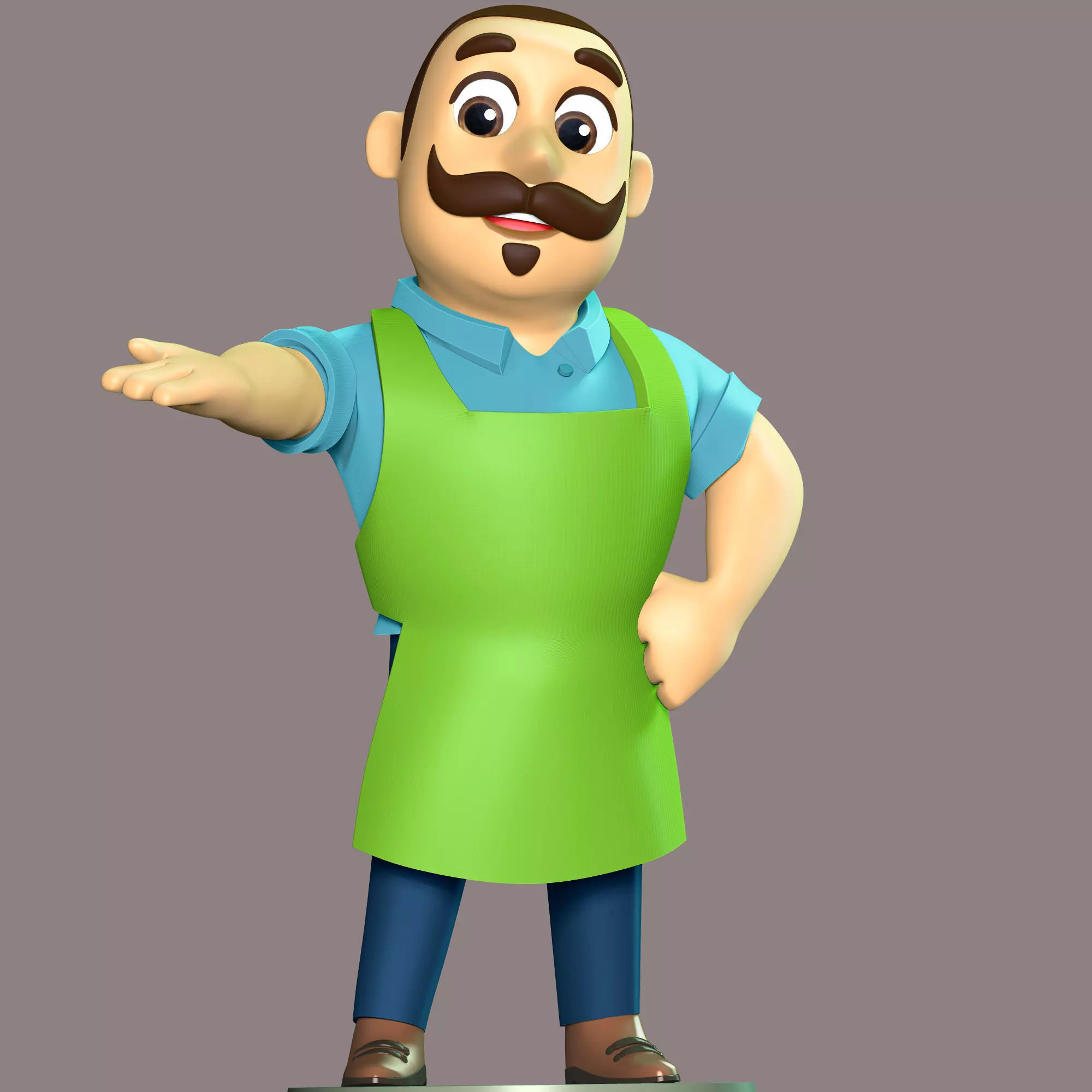 Mr Porter 3D print model_0