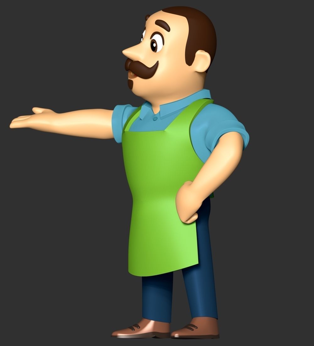 Mr Porter 3D print model_6