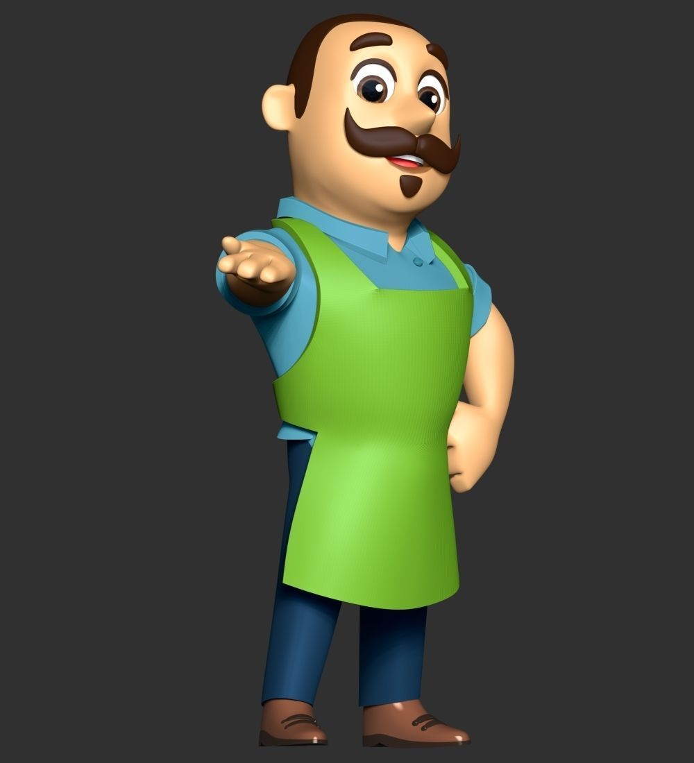 Mr Porter 3D print model_7