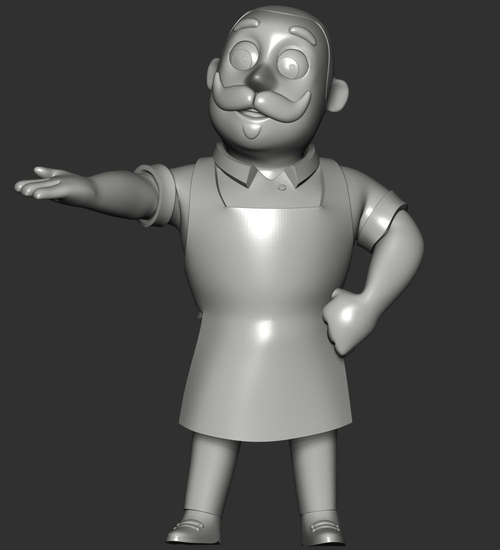 Mr Porter 3D print model_3