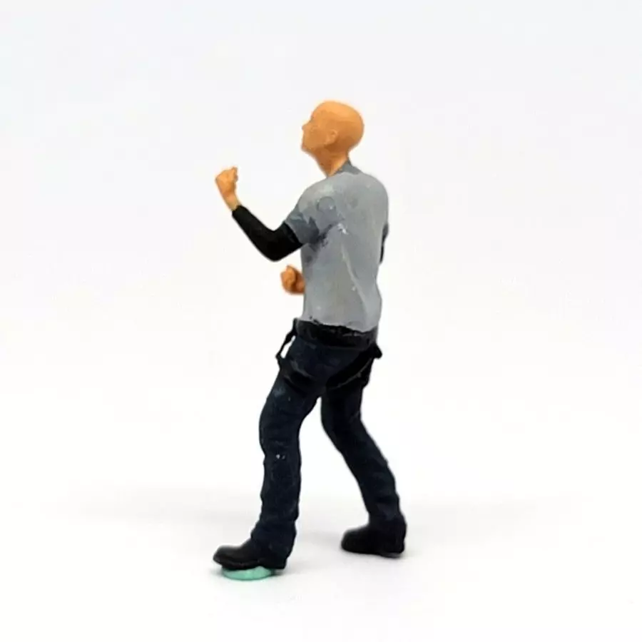 Figure billet climber adventure 1-64 scale diorama miniature 3D print model_0