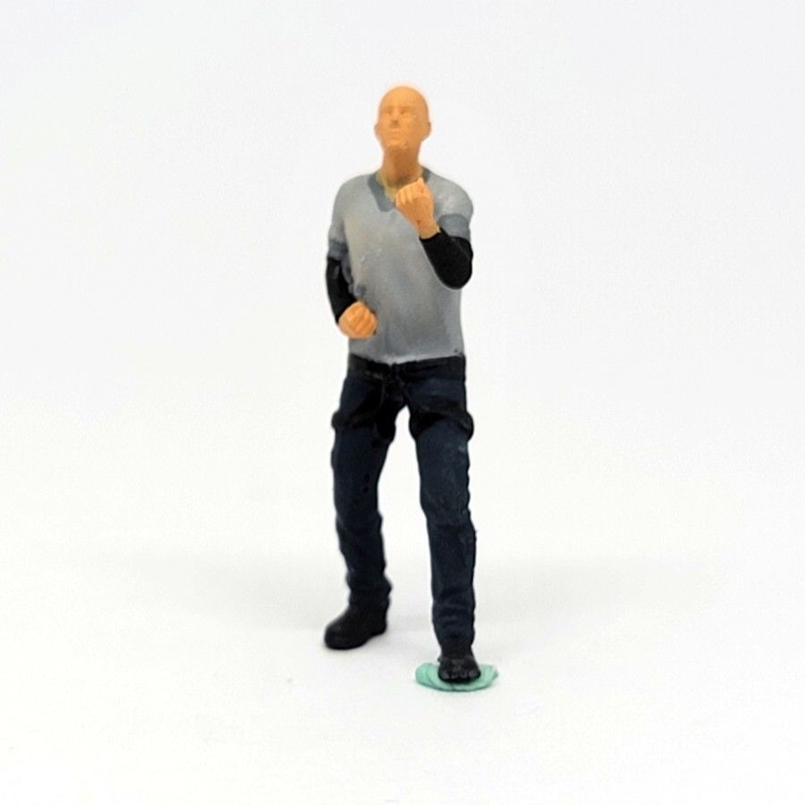 Figure billet climber adventure 1-64 scale diorama miniature 3D print model_2