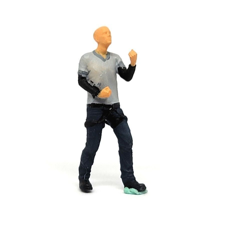 Figure billet climber adventure 1-64 scale diorama miniature 3D print model_3