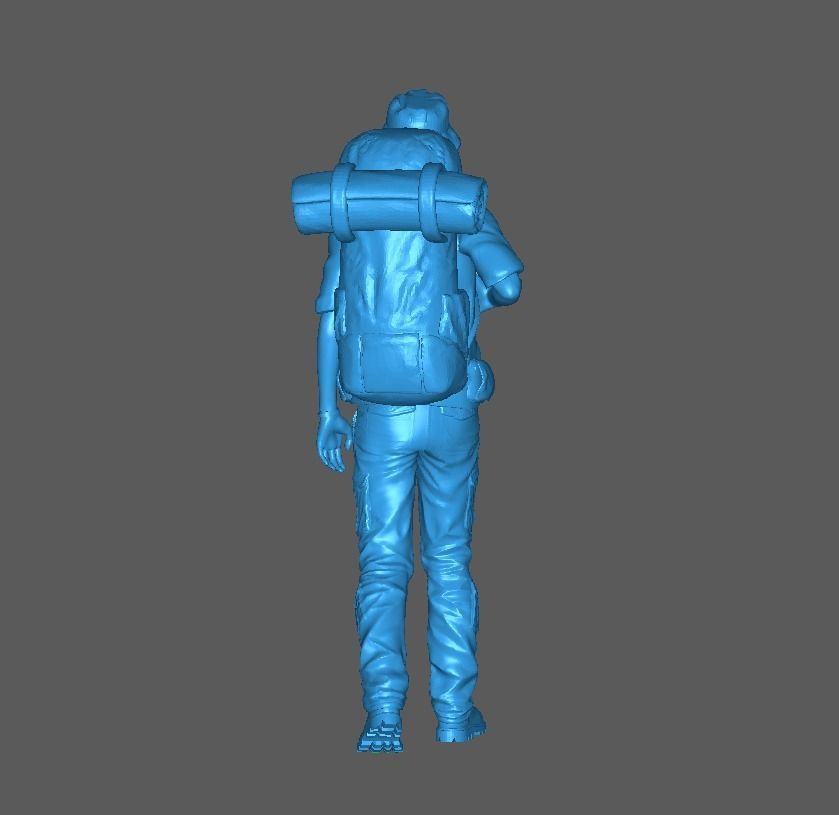 Figure Fira climber adventure 1-64 scale diorama miniature 3D print model_5