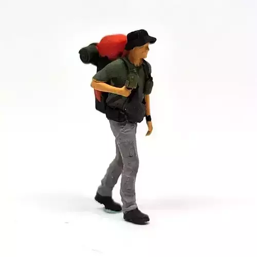 Figure Fira climber adventure 1-64 scale diorama miniature