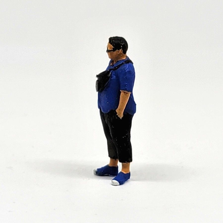 Figure Seno chubby guy 1-64 scale diorama miniature 3D print model_2