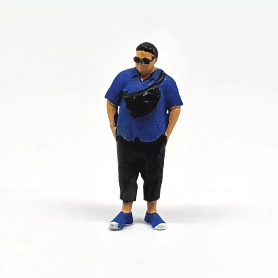 Figure Seno chubby guy 1-64 scale diorama miniature 3D print model_0