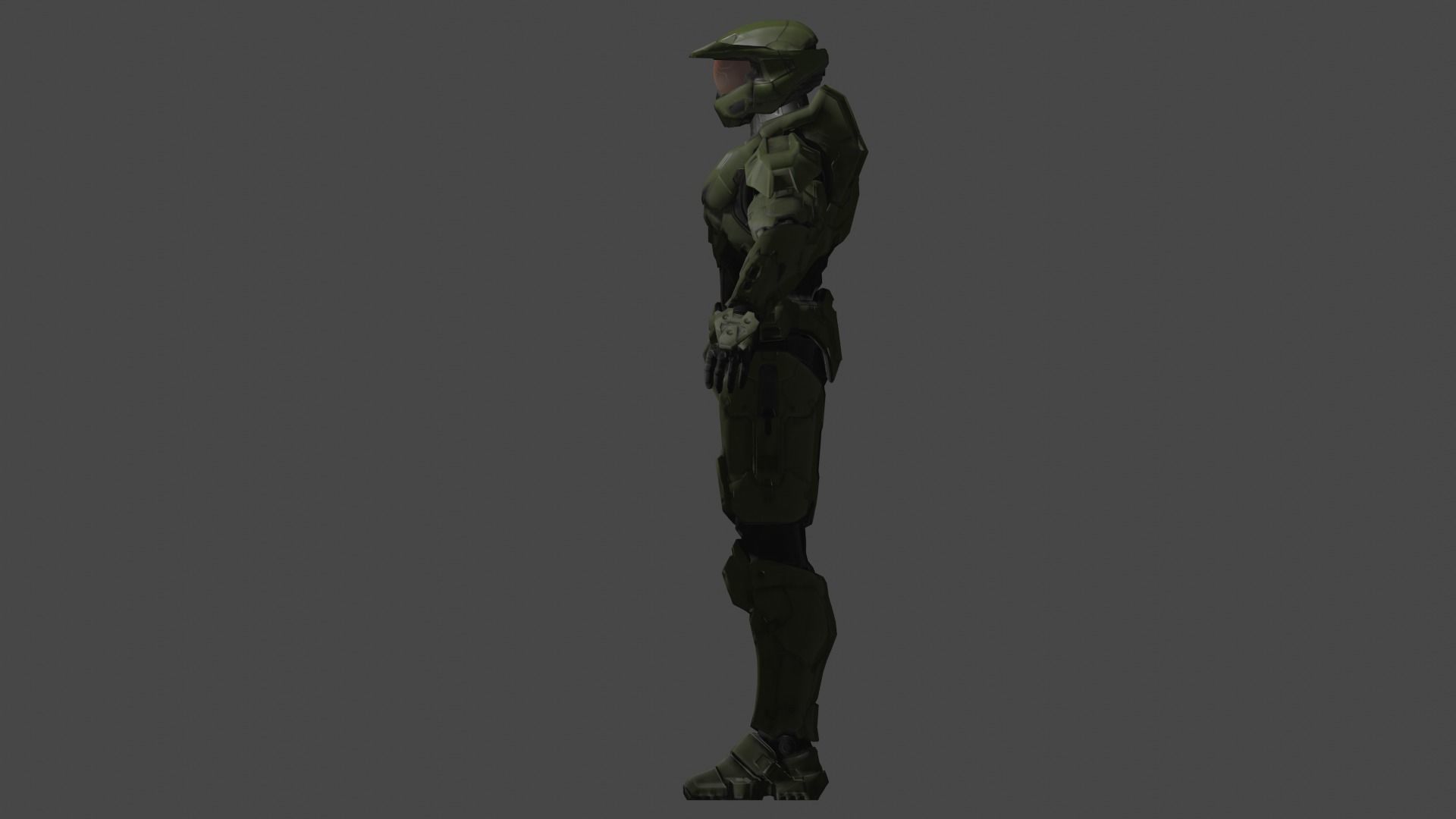 Master Chief - Spartan-117 3D Model Low-poly 3D model_3