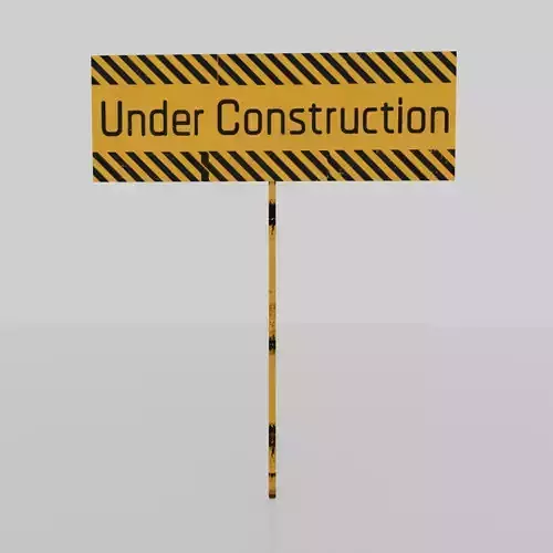 Under construction sign