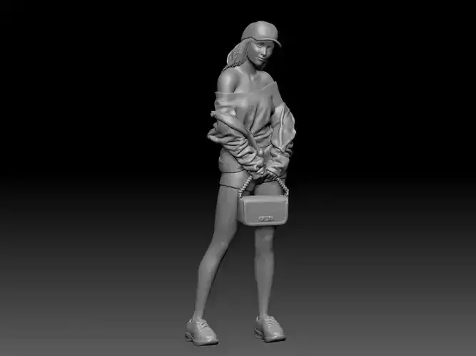 girls style cap  bring bag