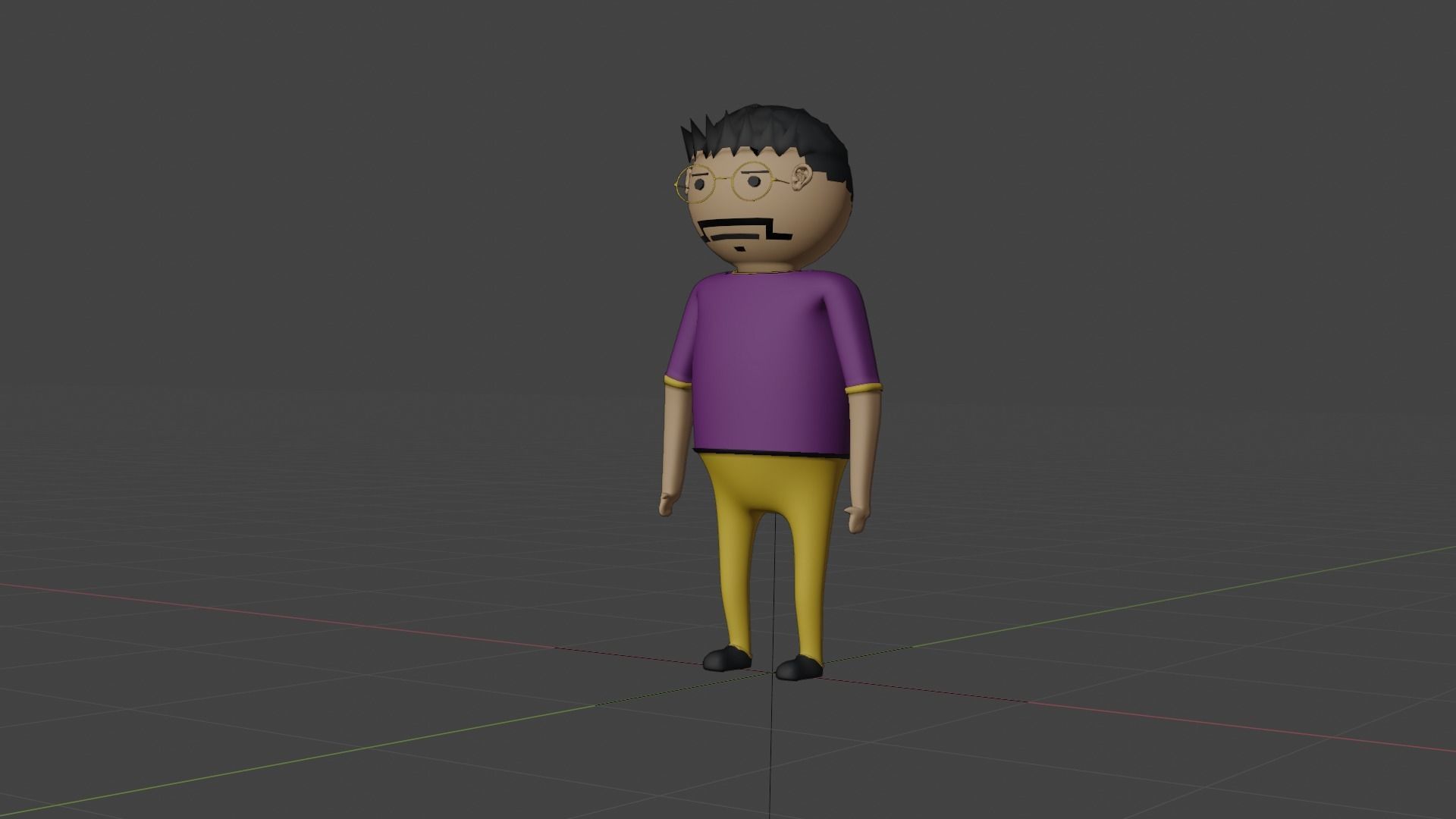 Bulli gulli bulli make joke horror character 3D model_1