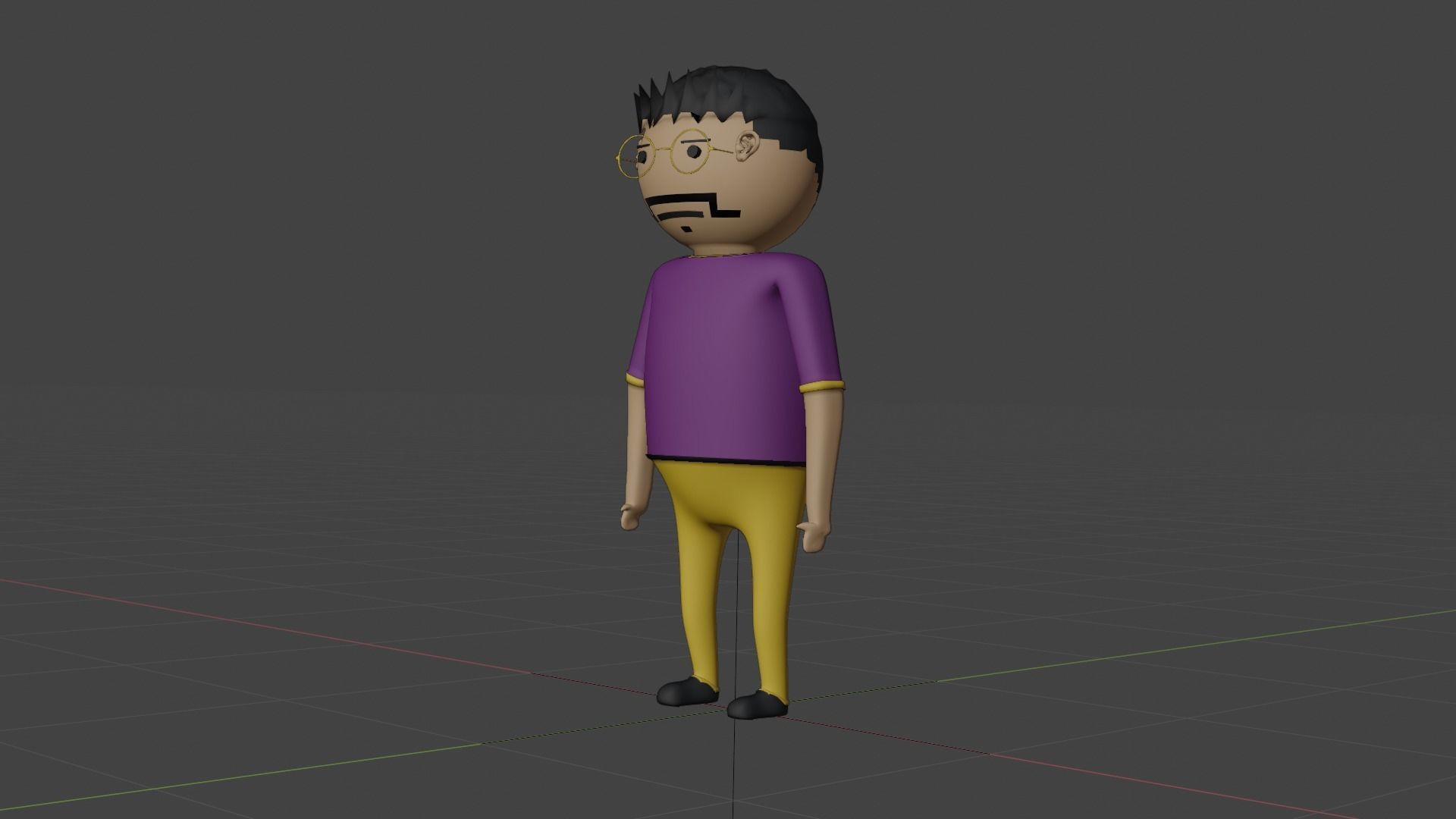 Bulli gulli bulli make joke horror character 3D model_3
