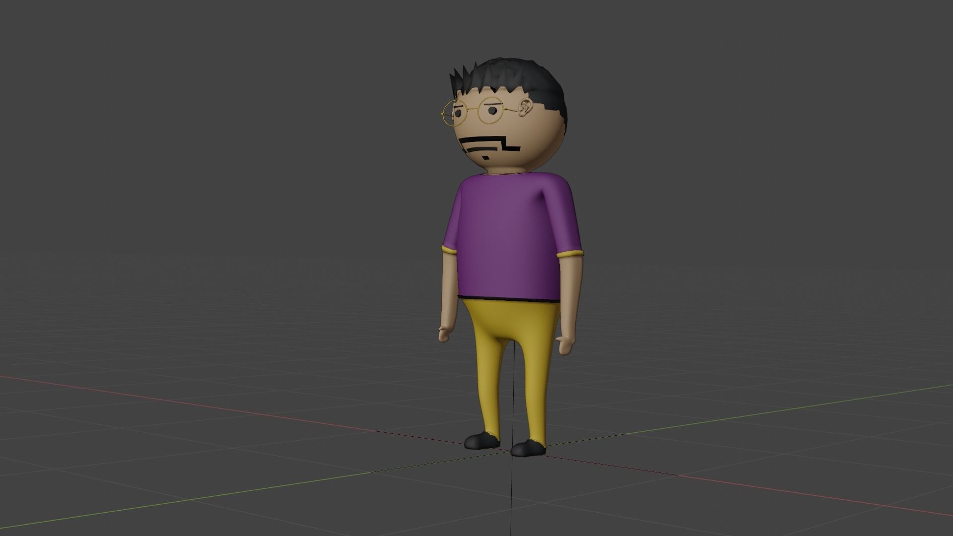 Bulli gulli bulli make joke horror character 3D model_2