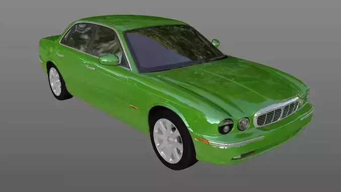 Jaguar XJ6  2005 Car 3D Model 
