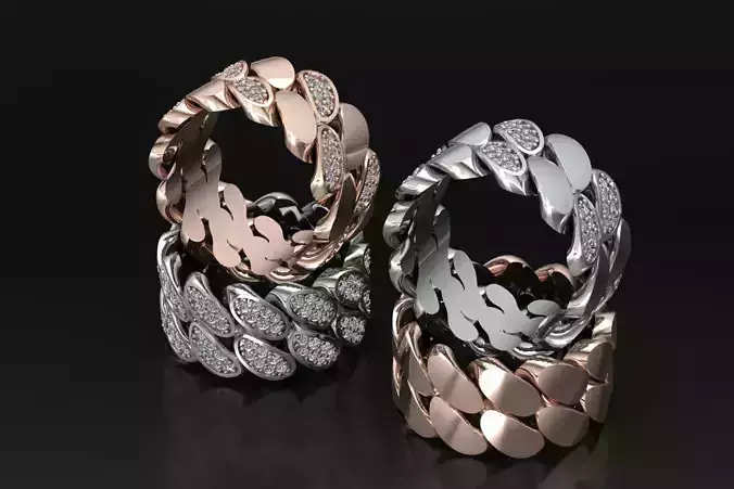 Cuban rings collection 2