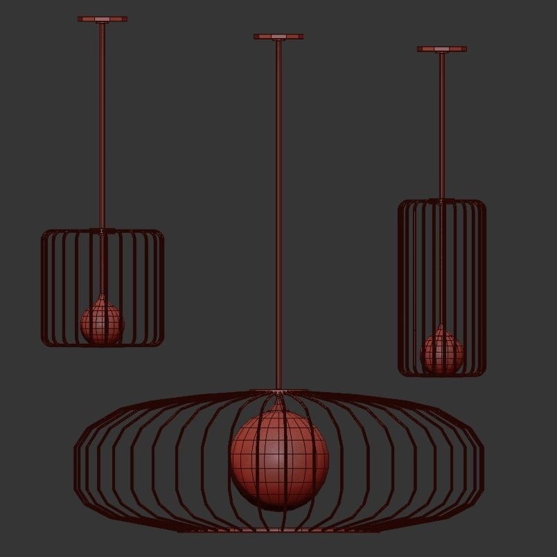 Circa Pendant 3D model_1