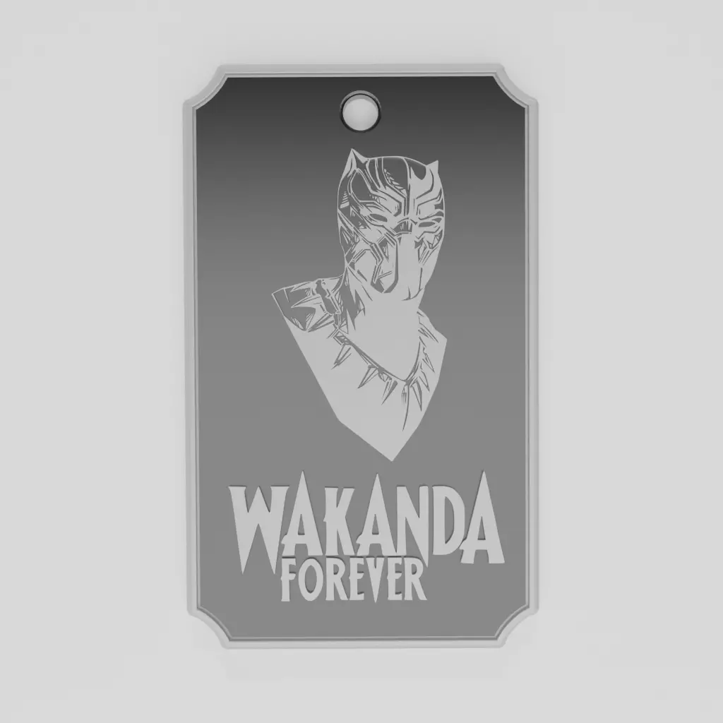 Black panther Free 3D print model