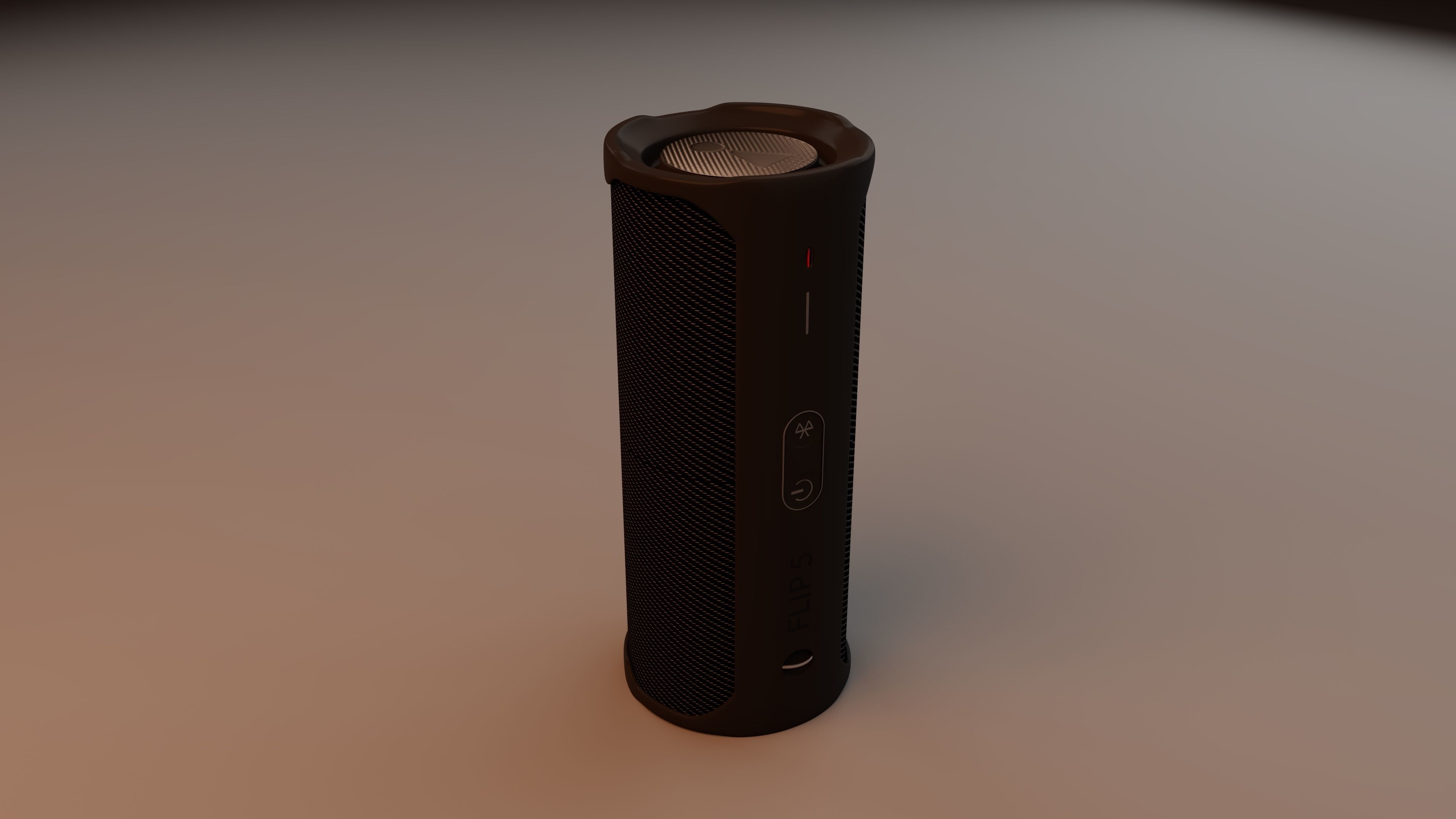JBL Flip 5 Bluetooth Speaker 3D model_8