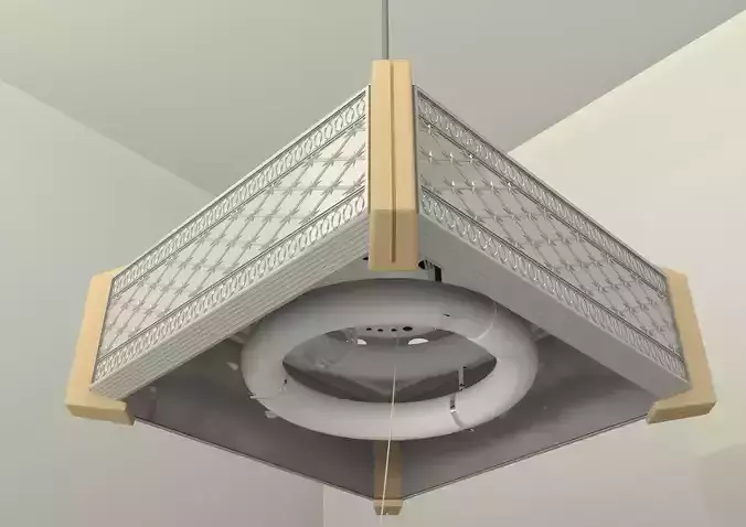 Japanese old Ceiling light