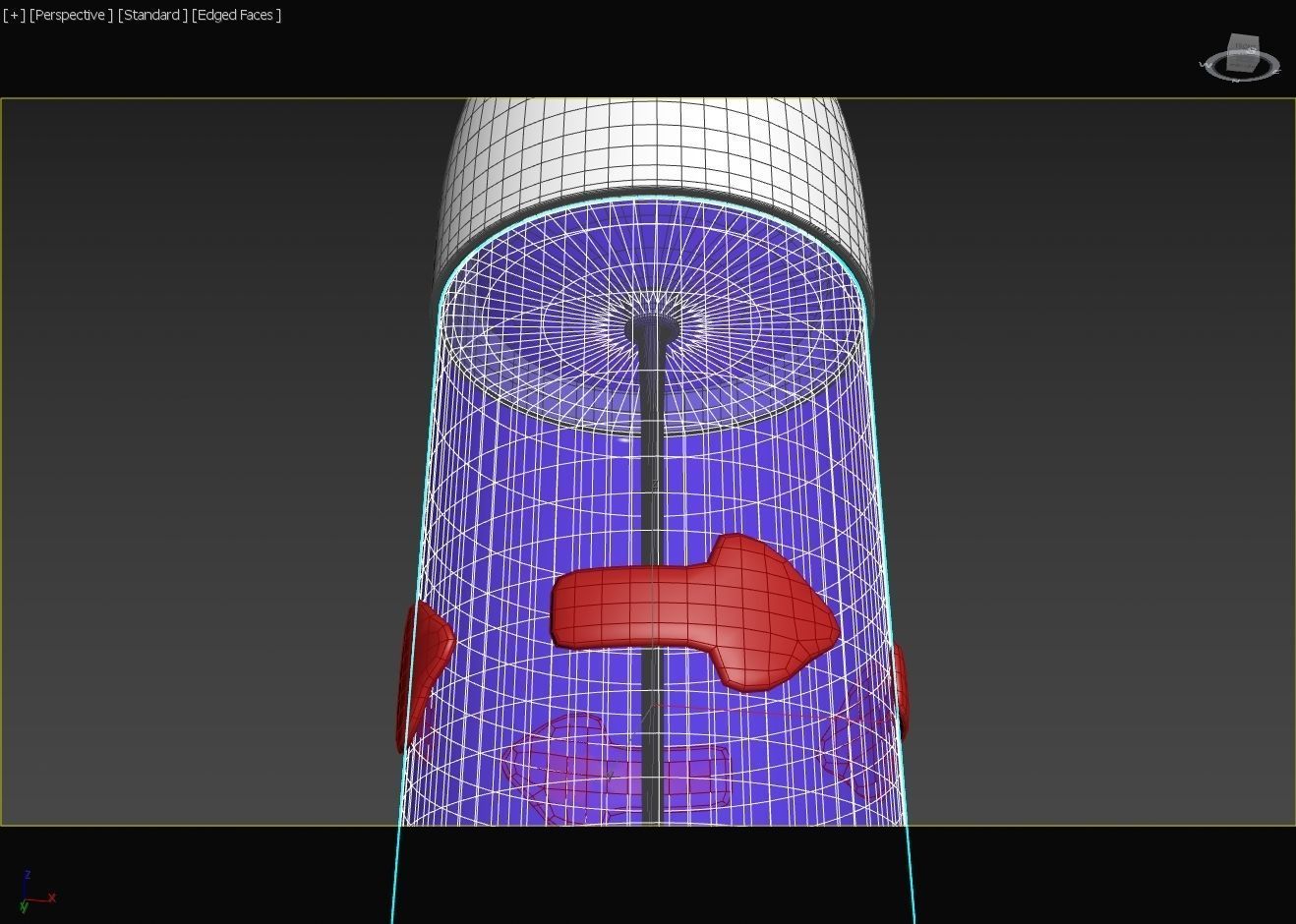 Spinning Rocket Fuel Tank - Concept 3D print model_9