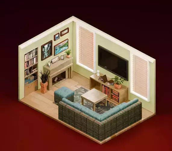 Living Room Design - 001