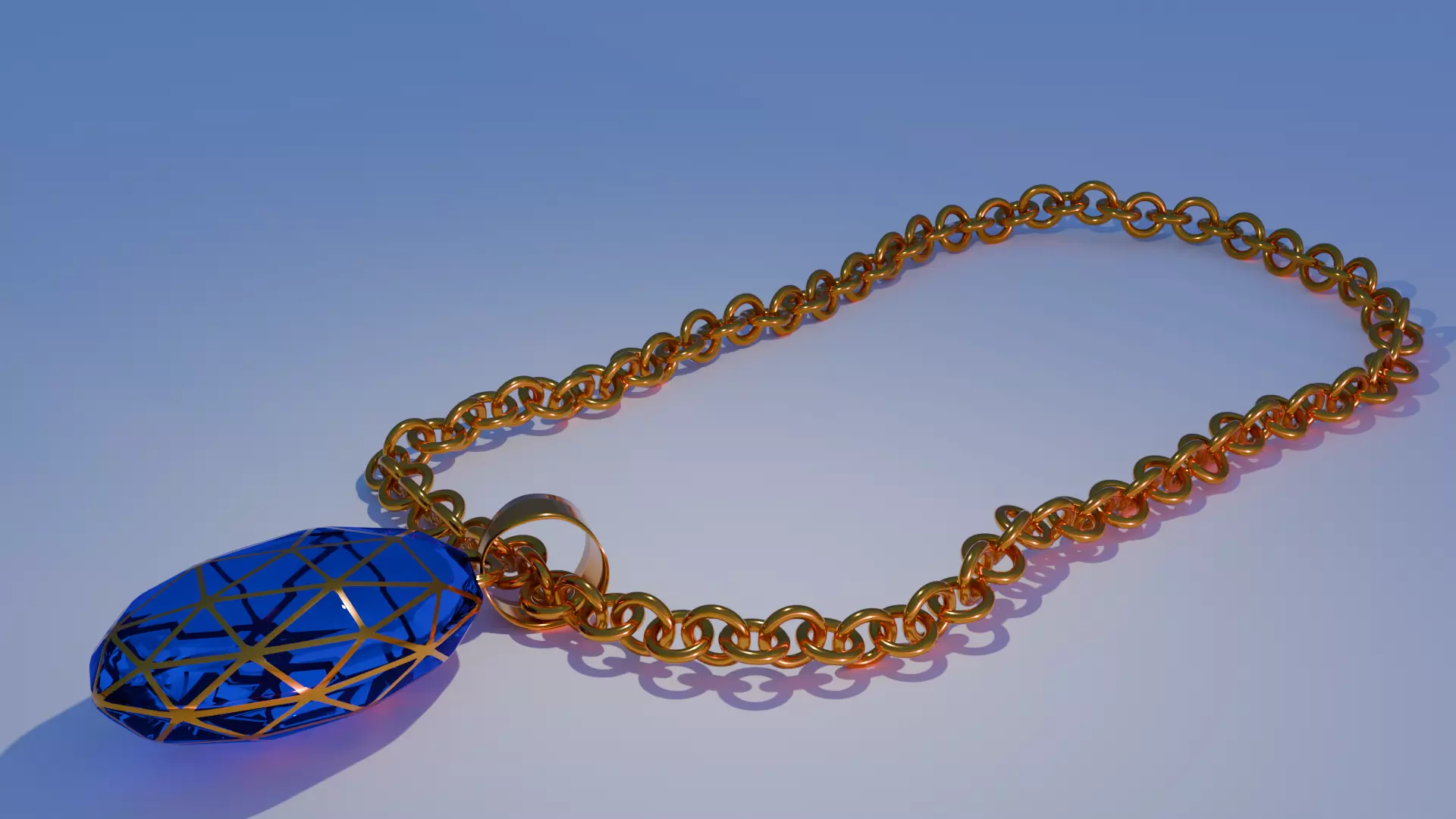 Necklace 3D model_0