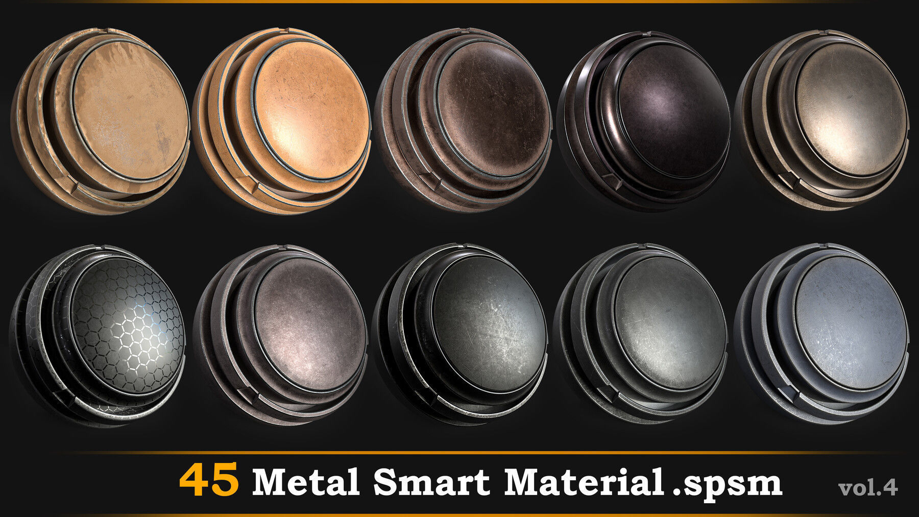45 Metal Smart Material vol-04 Texture_4