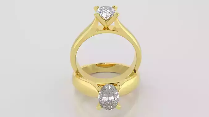 Oval 0-75-CT Quarter Round Profile Shank Width 3-10mm