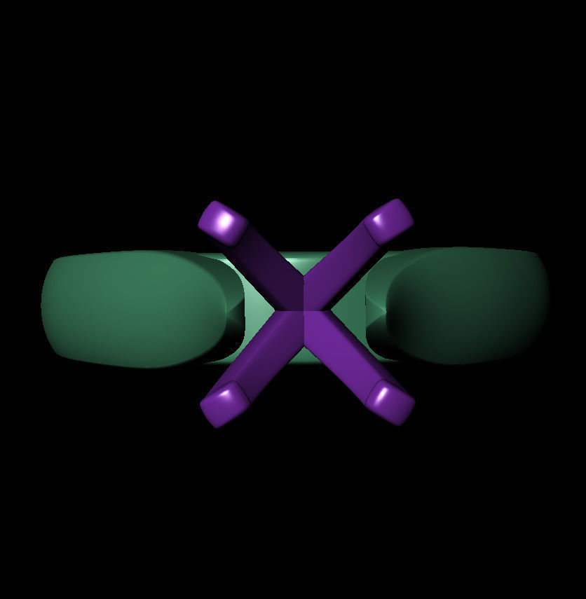 Oval 0-75-CT Quarter Round Profile Shank Width 3-10mm 3D print model_10