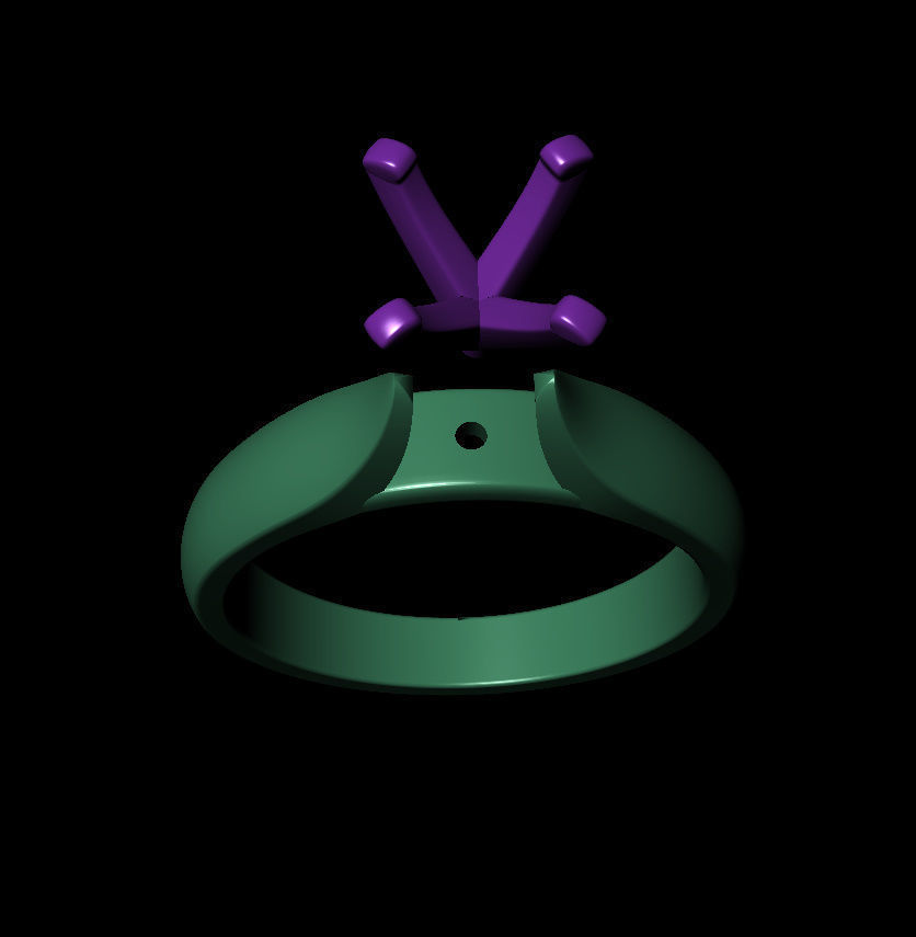 Oval 0-75-CT Quarter Round Profile Shank Width 3-10mm 3D print model_15