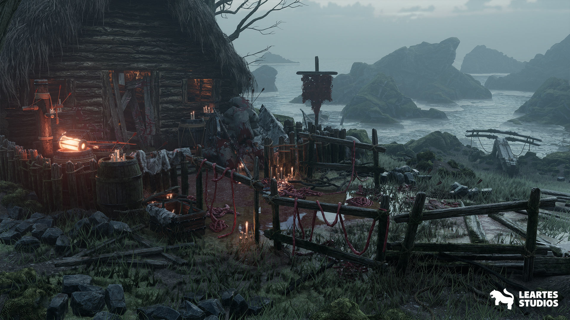 The Aftermath Medieval Environment Low-poly 3D model_5