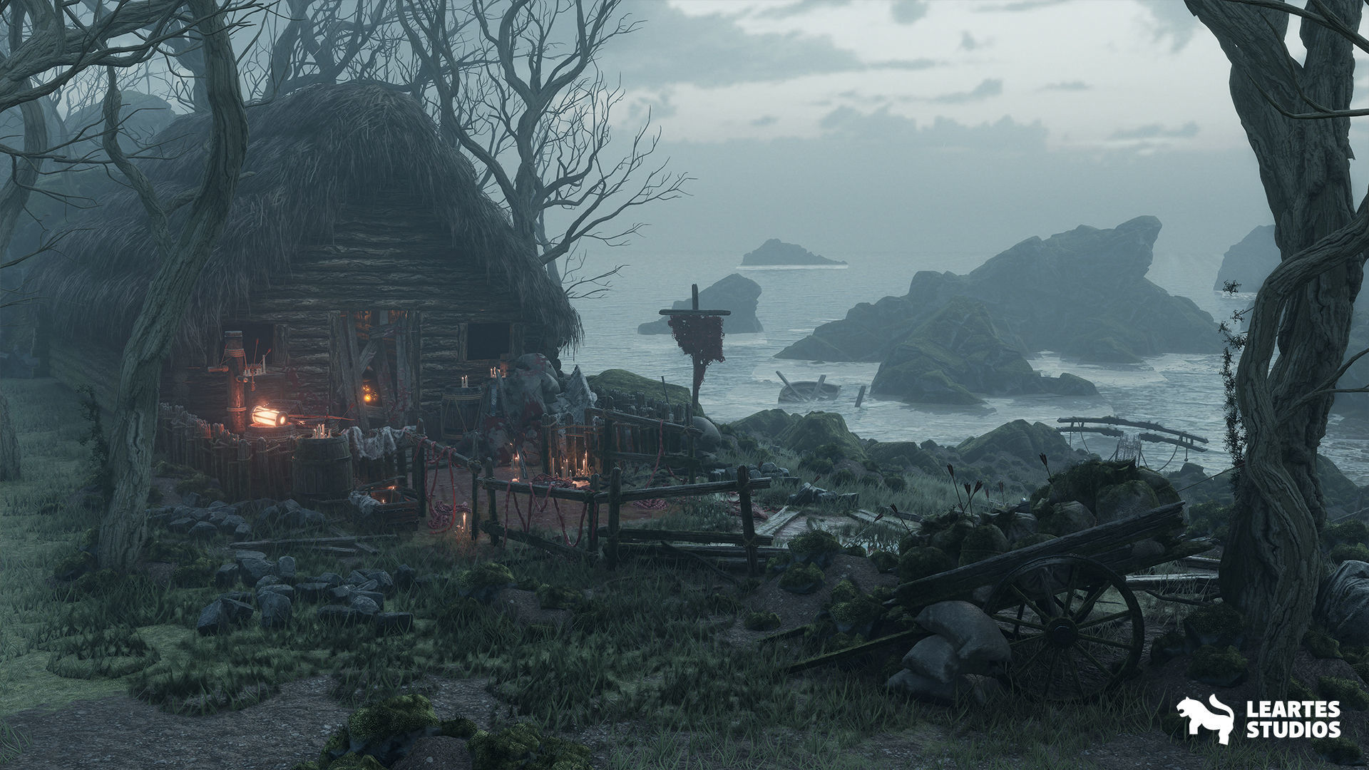 The Aftermath Medieval Environment Low-poly 3D model_2