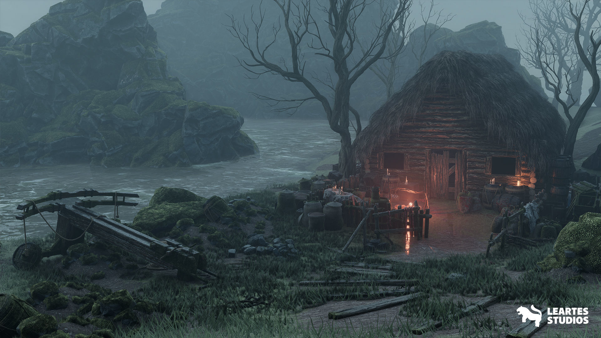 The Aftermath Medieval Environment Low-poly 3D model_3