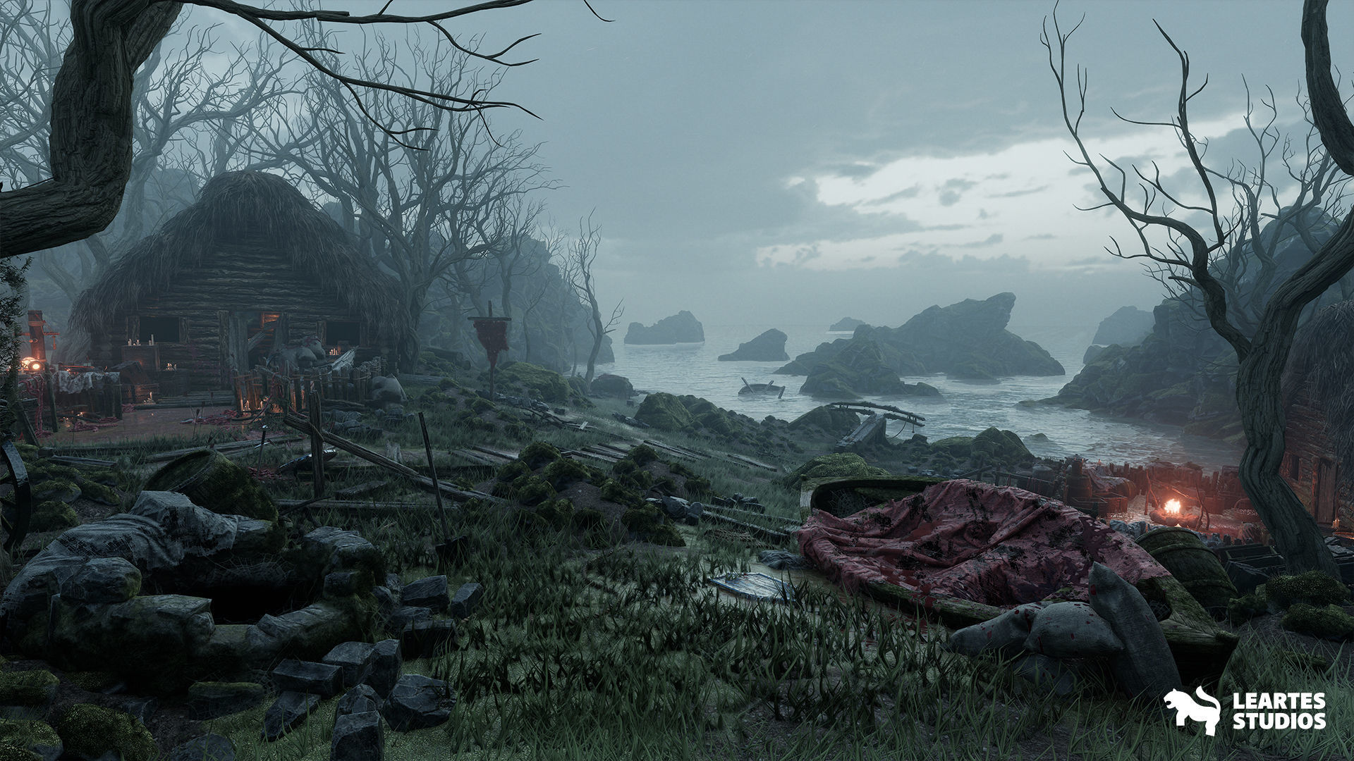 The Aftermath Medieval Environment Low-poly 3D model_1